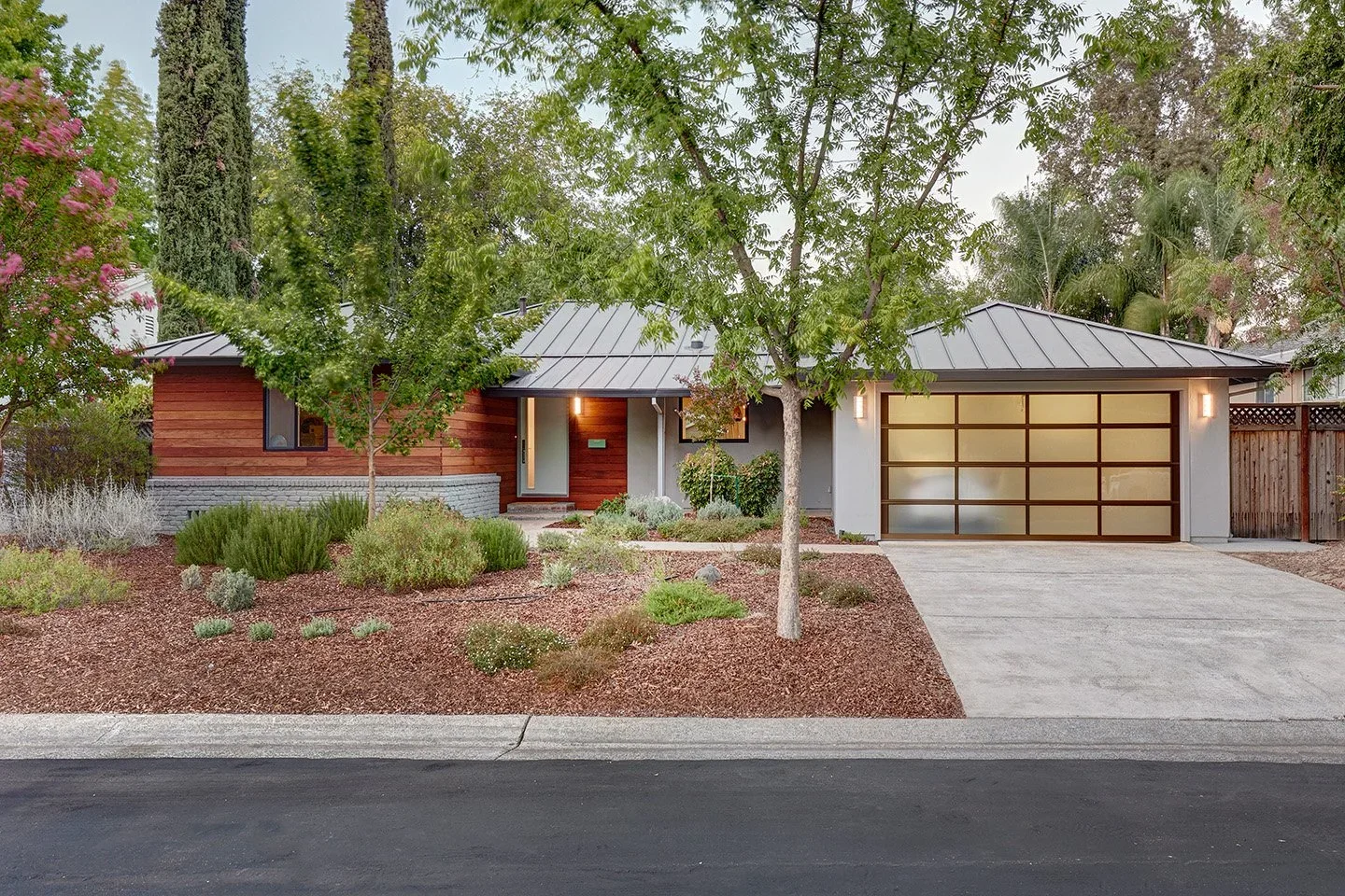 Whole home remodel, exterior, mahogany wood siding, dovetailed
