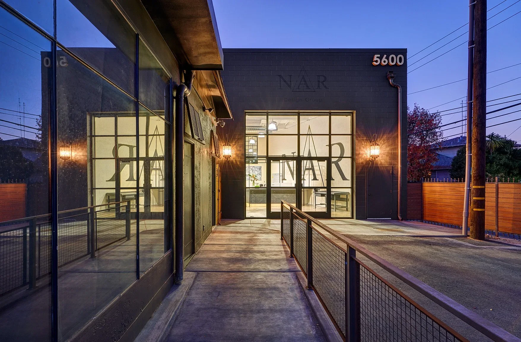 Original exterior photograph of the Nar Design Group studio